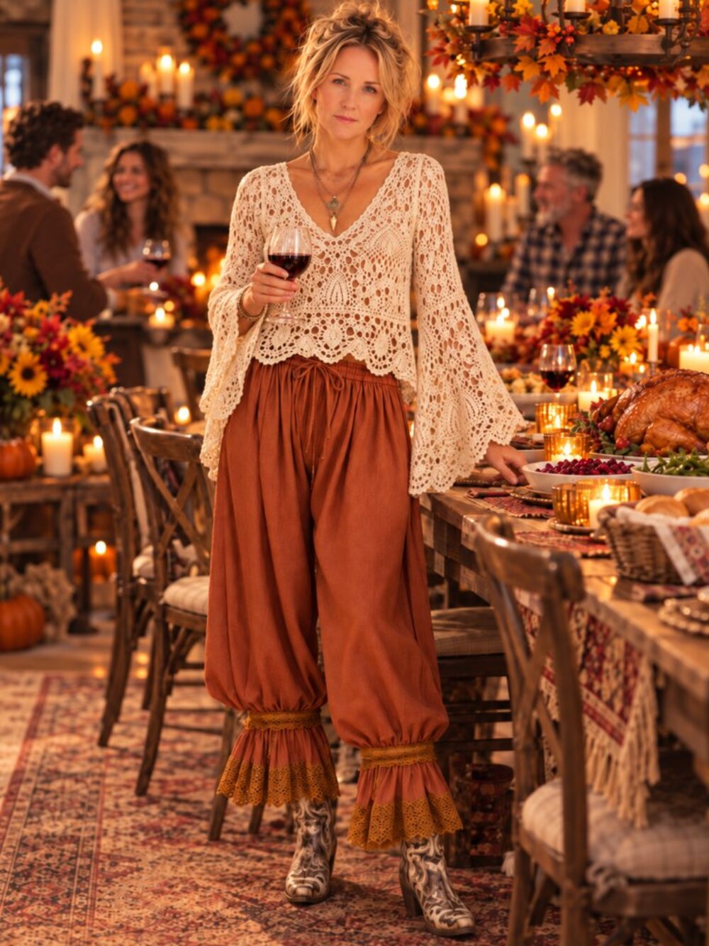 Heimish Orange Bloomers, Perfect for Thanksgiving!  Brand New with Tags!